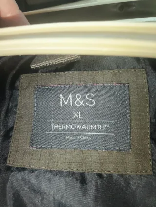 Cazadora térmica verde oliva