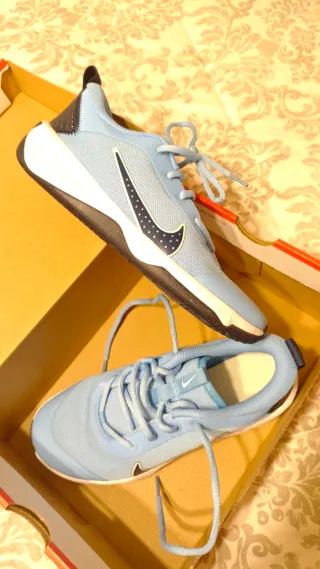 Nike Botines Azules y Blancos Nuevos