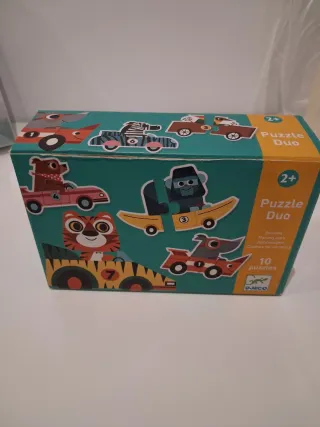 2 Juegos de Puzzles Duo Cuentos y Coches