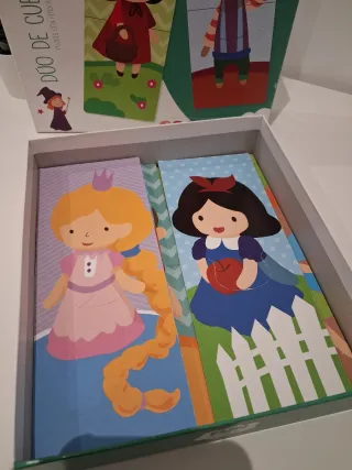 2 Juegos de Puzzles Duo Cuentos y Coches