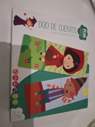 2 Juegos de Puzzles Duo Cuentos y Coches
