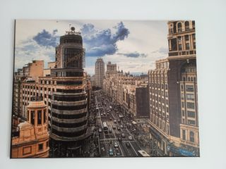 3 cuadros de fotografías de Madrid
