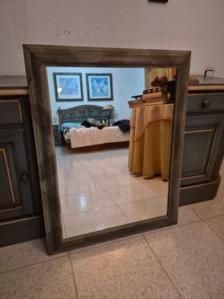 Habitación completa madera maciza azul