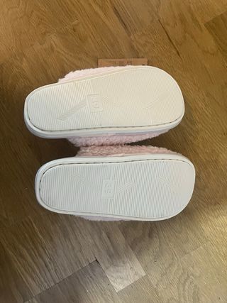 Zapatillas de casa peluche rosa talla 39