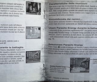 Parasite Eve 2 PAL ita PS1 Completo playstation 1