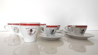 Tazzine caffè e cappuccino ROMCAFFè "70 vintage