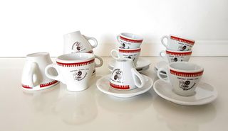 Tazzine caffè e cappuccino ROMCAFFè "70 vintage