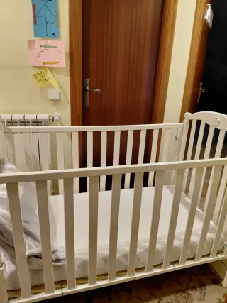 Cuna 1.28 x 0.68 con colchón