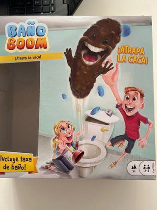 Juego Baño Boom ¡Atrapa La Caca!