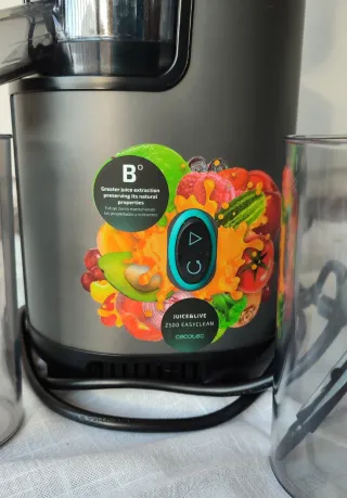 Extractor de jugos frutas y verduras