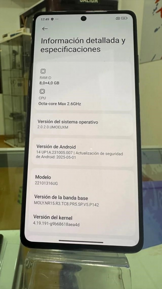 Xiaomi Redmi Note 12 Pro+ 5G 256GB Nero 8GB RAM