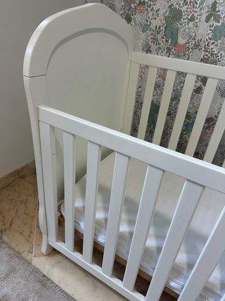 Cuna Trama Glamour Blanca 60x120