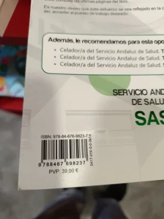 Celador del Servicio Andaluz de Salud. Temario ...