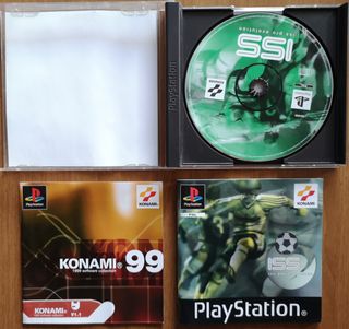 ISS Pro Evolution PS1 PAL ITA ESP Konami ps1