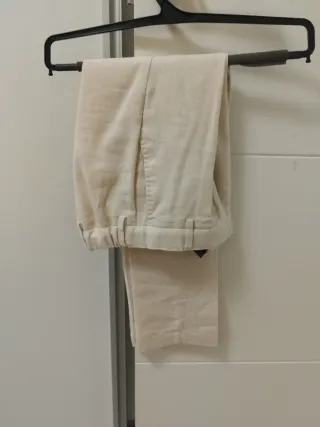 Traje de comunión lino beige