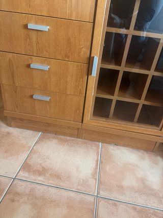 Mueble Cajones y Vinoteca Madera