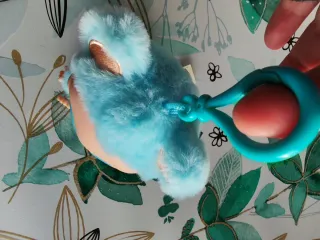 Peluche Onikuma Sky simile Labubu Azzurro gancio