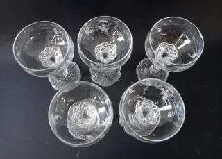 ROSENTHAL BICCHIERI LIQUORE 5 Monbijou CRISTALLO