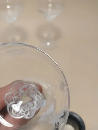 ROSENTHAL BICCHIERI LIQUORE 5 Monbijou CRISTALLO