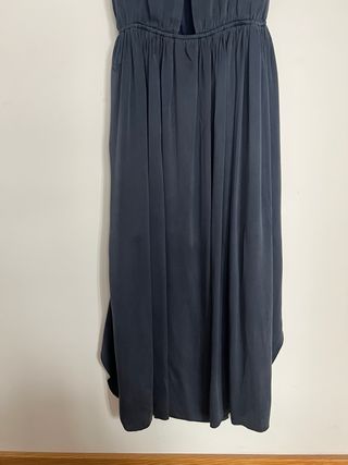 Vestido seda Javier Simorra gris