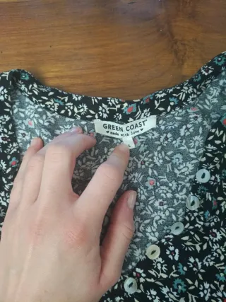 Vestido estampado floral mujer