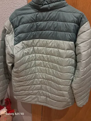 Chaqueta Columbia verde y azul