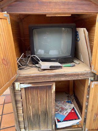 Caseta de jardín de madera