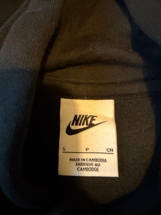 Sudadera Nike Talla S Negra