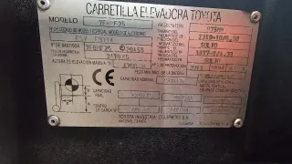 Carretilla elevadora Toyota 2.5tn