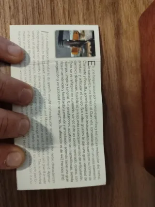 Boquilla Clarinete J. Sacristán