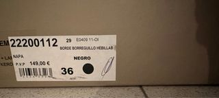 Botas Bruno Premi Negras Talla 38 Sin Usar
