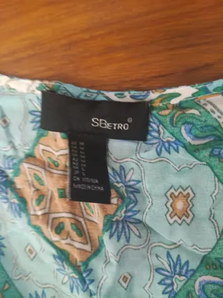 Vestido estampado mujer talla única