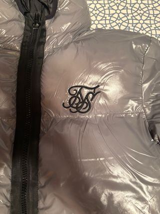 Cazadora SikSilk brillante gris