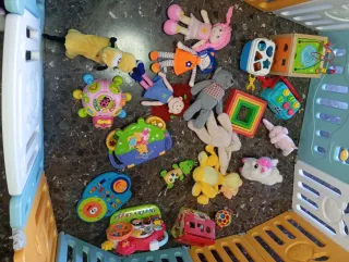 Parque de juegos  corralito con juguetes