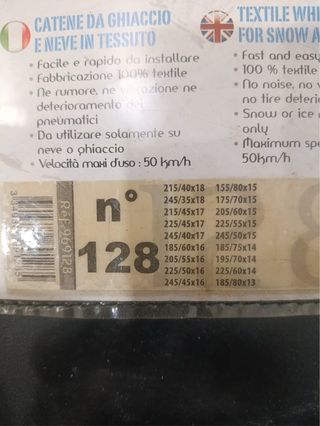 Cadenas Textiles Nieve 128