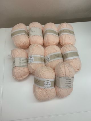 Lana rosa 10 gomitoli