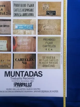 ARTE. MUNTADAS. CARTEL.