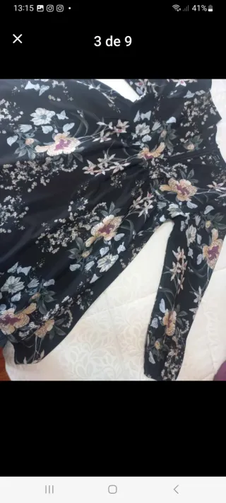 Ropa con estampado blanco y negro