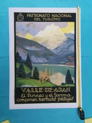 ARTE. VALLE DE ARAN. CARTEL 1929.
