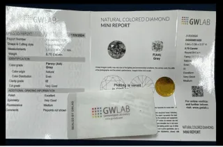 Diamante Naturale Fancy Grigio 0.70ct I2 Sale Pepe