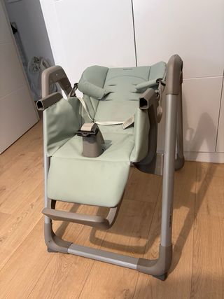 Trona Inglesina bebé verde como nueva