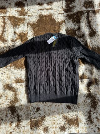 Jersey Polo Ralph Lauren Cable Knit Rojo