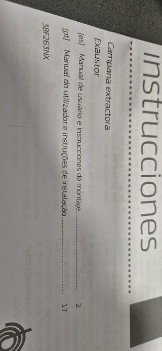 Campana extractora Balay 3 velocidades