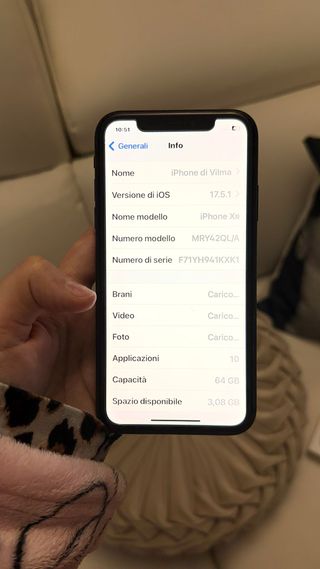 iPhone X 64GB Nero