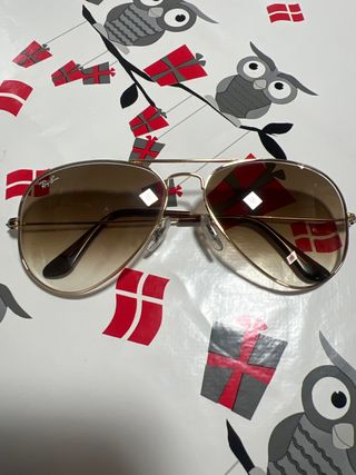 Gafas de sol Ray-Ban Aviator Marrón Dorado