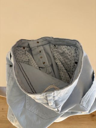 Pantalón Zara Hombre Talla 42 Azul