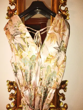 Mono de vestir estampado