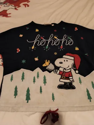 Pijama Mujer Snoopy Navidad Talla S woman secret.