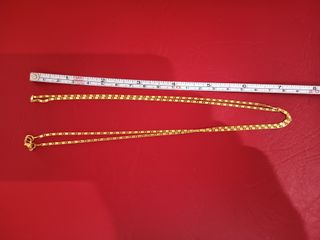 Collar dorado bisutería