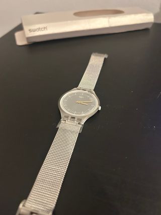 Reloj Swatch Metal Knit Again Unisex